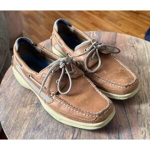 SPERRY Intrepid 2 Eye Men’s boat shoes slip on sneaker leather loafer size 9   M